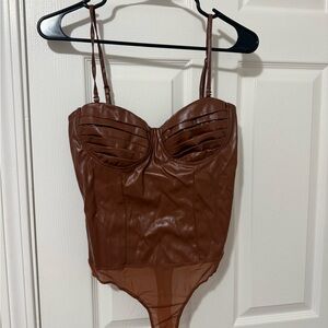 Leather Bodysuit